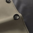 thumbnail image 4 of SWSMCLT Men's Long Sleeve Casual Jackets & Coat Button Down Single Breasted Windbreaker Lightweight Slim Fit Fall Top Winter Mock Neck Fashion Khaki Large, 4 of 5