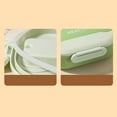 thumbnail image 3 of Compact 3-Section Bento Set, Travel Lunch Box with Utensils for Students & Commuters, 3 of 6