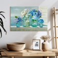 thumbnail image 3 of Elephant Stock A Beautiful Day At The Beach Wall Art - Horizontal Canvas Wall Art - Bedroom Wall Decor - Floral And Botanical Canvas - Turquoise And Green Decor By Danhui Nai - 24" x 16", 3 of 8