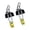 Yellow, variant on 45ml Automatic Measuring Bottle Pourer Beverage Dispenser 2PCS With Metal Bead Design For Even Pouring Household Use