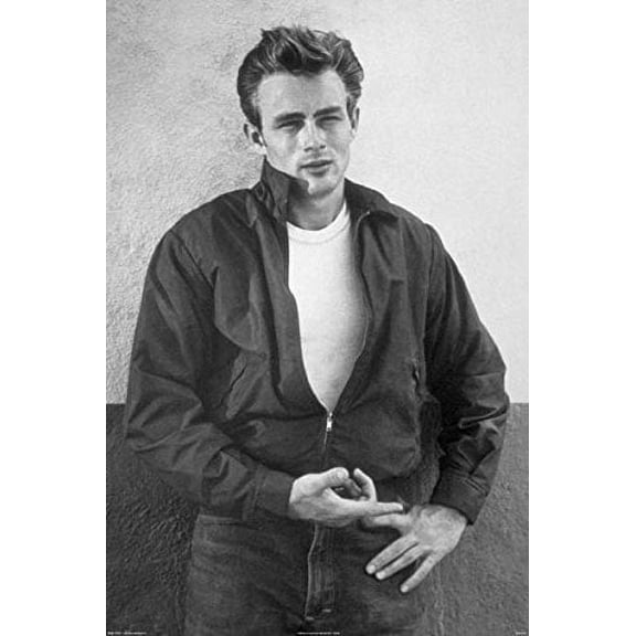 James Dean 24x36 Poster Super Sexy Black and White Vintage Hunk