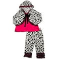 thumbnail image 3 of Me Me Me by Lipstik - Baby Girls Long Sleeve Pant Set Asst Fabrics 29735-9Months (black dalmation), 3 of 3