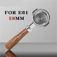 thumbnail image 2 of 58MM Coffee Bottomless Portafilter Naked For E61 EXPOBAR Two Ears With Filter Basket Espresso Machine Accessories Barista Tools, 2 of 7