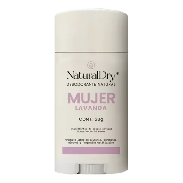 Desodorante Naturaldry Mujer En Barra Corporal 50g Vegano