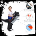 thumbnail image 4 of Costume d'Axolotl Gonflable pour Enfants Costumes d'Halloween Costume Gonflable Noir, 4 of 7