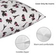 thumbnail image 4 of Rateoe Poodle Dog Pattern Throw Pillow Cover Premium Pillow Stuffer Sham Square for Decorative Cushion Bed Couch Sofa(Pillow insert not included), 4 of 8