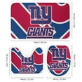 thumbnail image 3 of New York Bathroom 4 Pieces Set Shower Curtain, Toilet Lid Cover and Bath Mat, Non-Slip Rugs,Durable and Waterproof for Football Fans Bathroom Decor Set, 72" x 72", 3 of 6