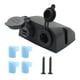 thumbnail image 1 of Sidaley Adaptador de carga para encendedor de coche, teléfono móvil, tableta, cargador Dual tipo c, toma de corriente, accesorios para Paneles de instrumentos para automóviles, 1 of 6