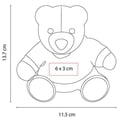 thumbnail image 3 of Paquete 65 piezas Peluche con sudadera  azul 11.5 x 13.7, 3 of 3
