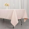 thumbnail image 2 of Efavormart 60x102" Seamless Premium Blush Rose Gold 200 GSM Linens Polyester Rectangle Tablecloth Commercial Grade For Wedding Banquet Restaurant, 2 of 11