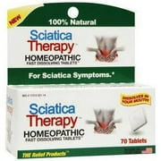 The Relief Products Sciatica Therapy Homeopathic Fast Dissolving Tablets, 70 CT