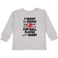 thumbnail image 3 of Inktastic I Want To Grow up To Be A Football Player Like My Daddy Boys or Girls Long Sleeve Toddler T-Shirt, 3 of 5