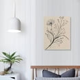 thumbnail image 4 of Acheng Flower Line Wall Art Botanical Canvas Wall Decor Floral Minimalist Wall Art Abstract Plant Pictures Flower Line Prints Black White Floral Artwork for Room Bedroom 12x16 in, 4 of 5