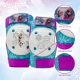 thumbnail image 2 of Set de rodilleras, coderas y guantes acolchados BELL Disney Frozen para niños, 2 of 7