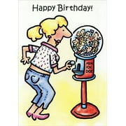 Oatmeal Studios Gumball Machine Funny / Humorous Birthday Card