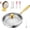 10.2in Gold with Lid, variant on Titanium Frying Pan, 10-12.6" Titanium Pans for Cooking, Non Stick 100% Pure Titanium Skillet, Extreme Heat-Resistant & Lasts a Lifetime