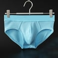thumbnail image 2 of khonts,Men's Low Rise Underwear Briefs Multi Color Soft with Contour Pouch Blue L, 2 of 3