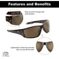 thumbnail image 3 of Flying Fisherman Carico Polarized Sunglasses - Gloss Tortoise/Amber, 3 of 7