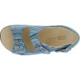thumbnail image 4 of Women's SAS Relaxed Adjustable Strap Slingback Sandal Rainbow Teal Leather 11.5 W, 4 of 5