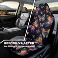 thumbnail image 4 of Uorisanigo Colorful Butterfly Car Seat Covers for Women Waterproof Car Seat Cover for Front Seat Set of 2 Easy Installation Protection Interior Accessories Universal Fit Most Cars, 4 of 7
