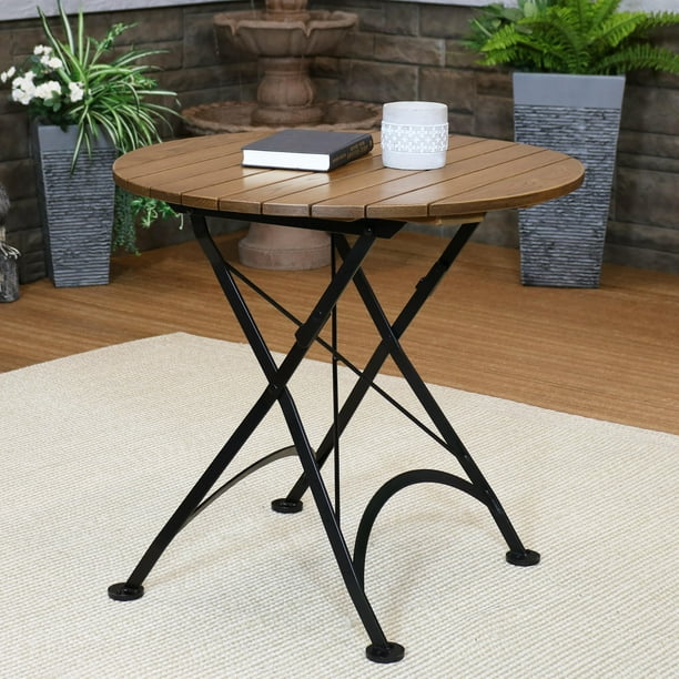 Easy Storage 32 Inch Diameter, Folding Round Dining Table