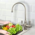 thumbnail image 2 of APEC Arlington 2-Handle Instant Hot and Cold Reverse Osmosis Drinking Water Dispenser Faucet in Brushed Nickel, 2 of 5