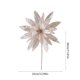 thumbnail image 3 of Flor de Pascua artificial con purpurina navideña de 32 cm, adorno navideño de tela con rosas blancas | Adorno para árbol festivo, ideal para fiestas, hogar, bodas, regalos, 3 of 6