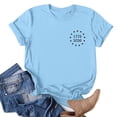thumbnail image 7 of CAICJ98 Women's 250Th Anniversary Print T-Shirt United States 250Th Anniversary 250 Years of Freedom Women's T Shirts (Sky Blue,XXL), 7 of 7