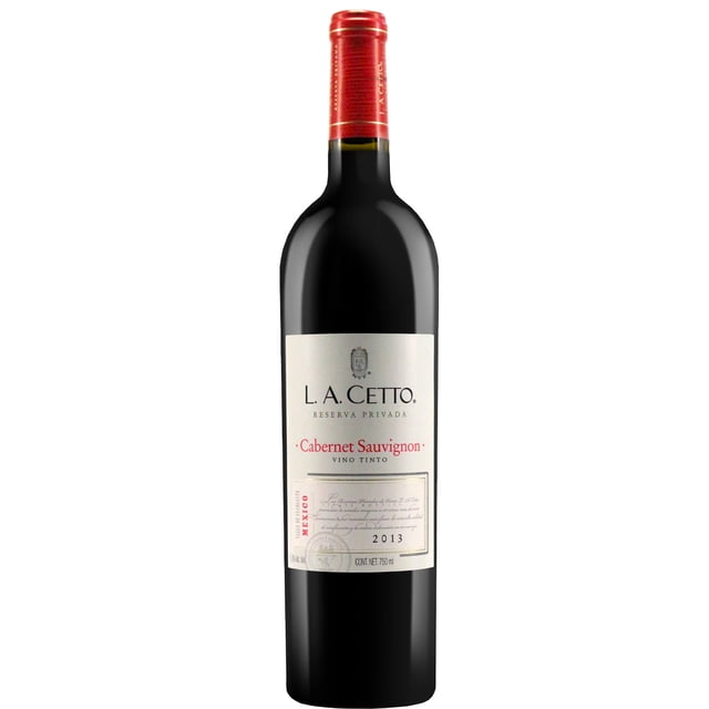 Pack de 6 Vino Tinto L.A. Cetto Cabernet Sauvignon Reserva Privada 750 ml L.A. Cetto Cabernet Sauvignon Reserva Privada