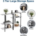 thumbnail image 6 of Tribesigns Console Table, Narrow Entryway Table for Living Room, Modern Faux Marble Sofa Table with 3-Tier Storage Shelves, Entrance Accent Table for Hallway, Foyer, 6 of 7