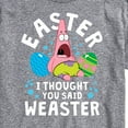 thumbnail image 3 of SpongeBob Squarepants - Easter Weaster Patrick - Men's Short Sleeve Graphic T-Shirt, 3 of 6