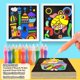 thumbnail image 2 of Kit de Arte de Arena con 26 Tarjetas de Dibujos Animados y 12 Colores para Manualidades Infantiles, Set de Juguetes Educativos, 2 of 8