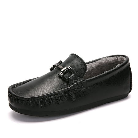 

Engtoy Toddler Little Big Kid Soft Slip On Loafers Fashion Boys Dress Flat Shoes