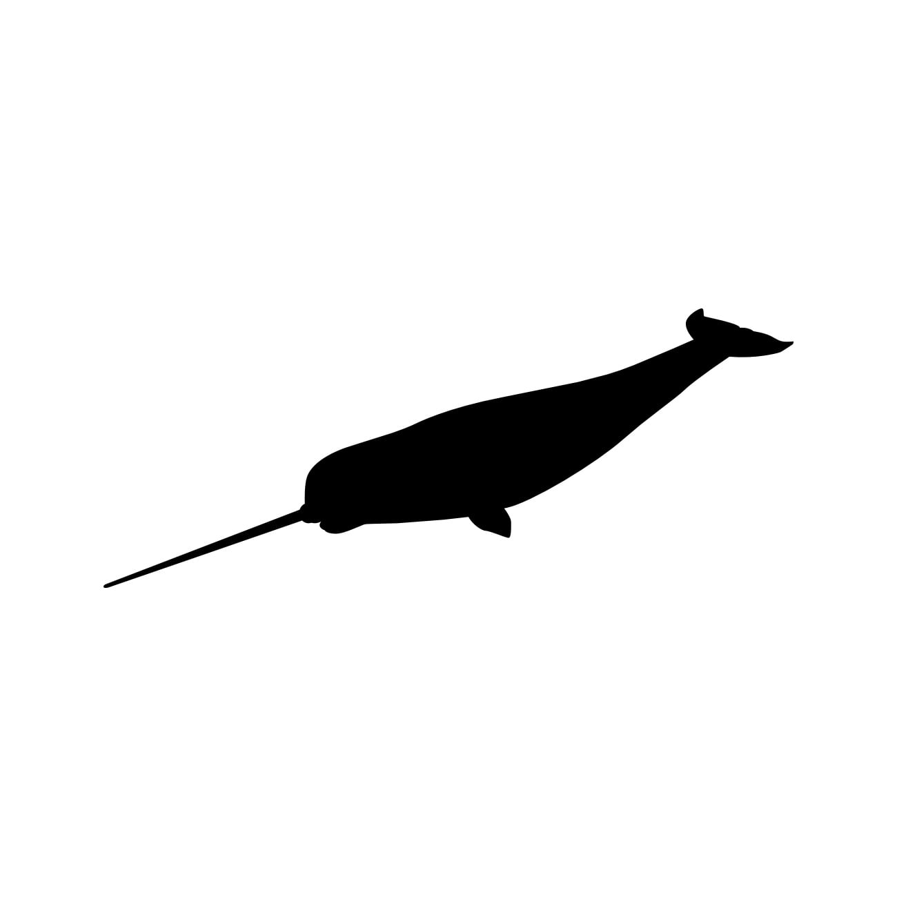Narwhal Sticker Decal Die Cut Self Adhesive Vinyl Weatherproof