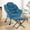 Blue, variant on AUNEKIV Lazy Chair with Ottoman, Modern Sofa Armchair with Side Pocket, Accent Chair with Footrest for Bedroom, Grey