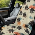 thumbnail image 6 of ZUXONGSY Car Seat Cover Towel Palm Tree Print Towel Bucket Seat Covers Wear-Resistan Auto Front seat Protector Gift for Car Outdoor Sport Activities, 6 of 8