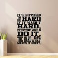 thumbnail image 4 of Its Supposed To Be Hard If It Wasnt Hard Everyone Would Do It Exercise Quote Motivation Fitness Inspiration Vinyl Wall Art Sticker Decal Home Gym Workout Area Fitness Decoration Size(30x22 inch), 4 of 4
