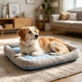 thumbnail image 3 of Self-Cooling Pet Cooling Mat for Dogs & Cats, Summer Edge Design Cooling Cushion for Kennel Use, Blue, Size S, 3 of 5