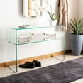 thumbnail image 4 of Safavieh Hollis Modern Glam Glass Console Table, 4 of 7