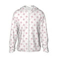 thumbnail image 2 of Lsque Animal Pink Color Paw UPF 50+ Lightweight Sun Protection Men's Women's Long Sleeve Shirt, Hoodie Performance -3X-Large, 2 of 9