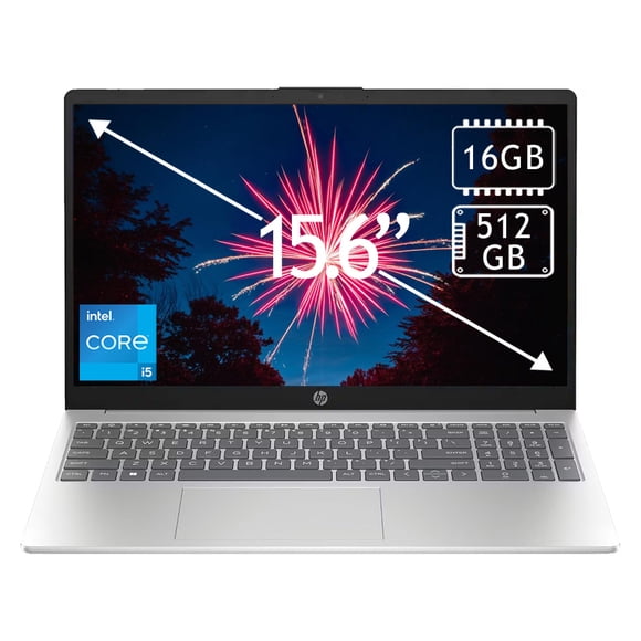 Laptop Hp 15-fb0215dx Touch 15.6" Core i5 16GB 512GB Plata