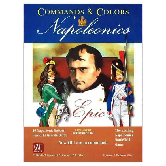 GMT Games Commands & Colors: Napoleonics Expansion 6: EPIC Napoleonics (2nd Printing)
