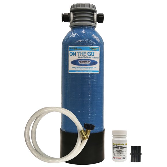 On The Go Water Softener OTG3-NTP-3M Single Tank; Portable; 8000 Grain Capacity; Regeneration Time 15 Minutes