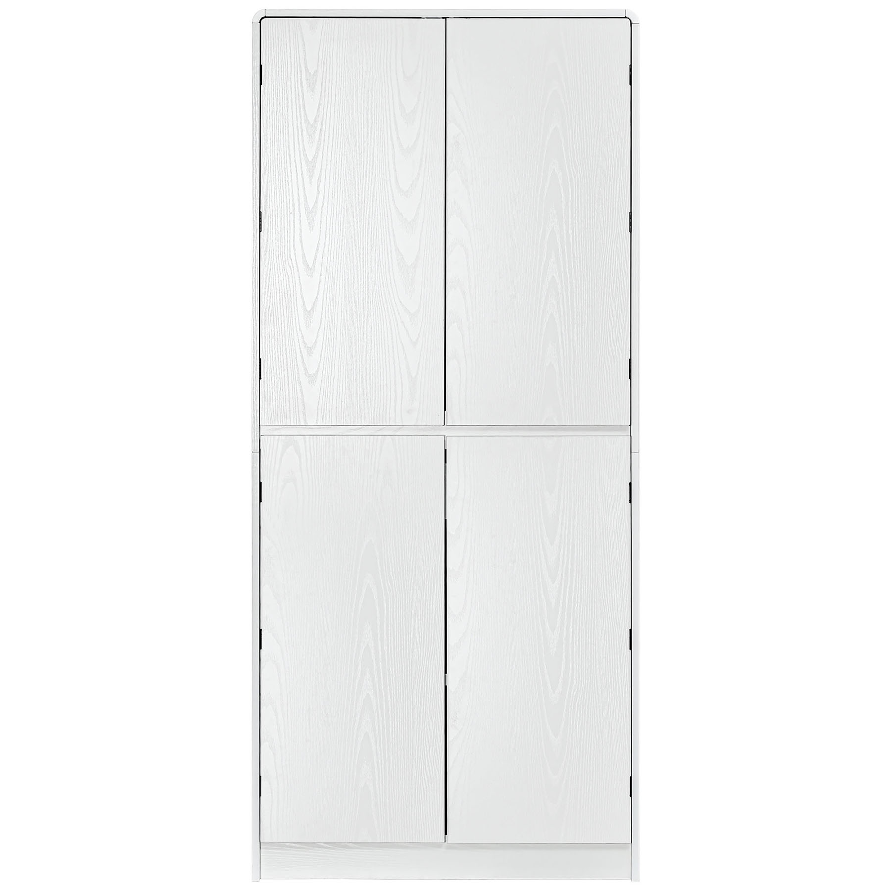 S-HOME 72 Inch Tall Farmhouse Kitchen Pantry Cabinet In With 8 Door Shelves And 3 Adjustable Shelves Perfect For Storage