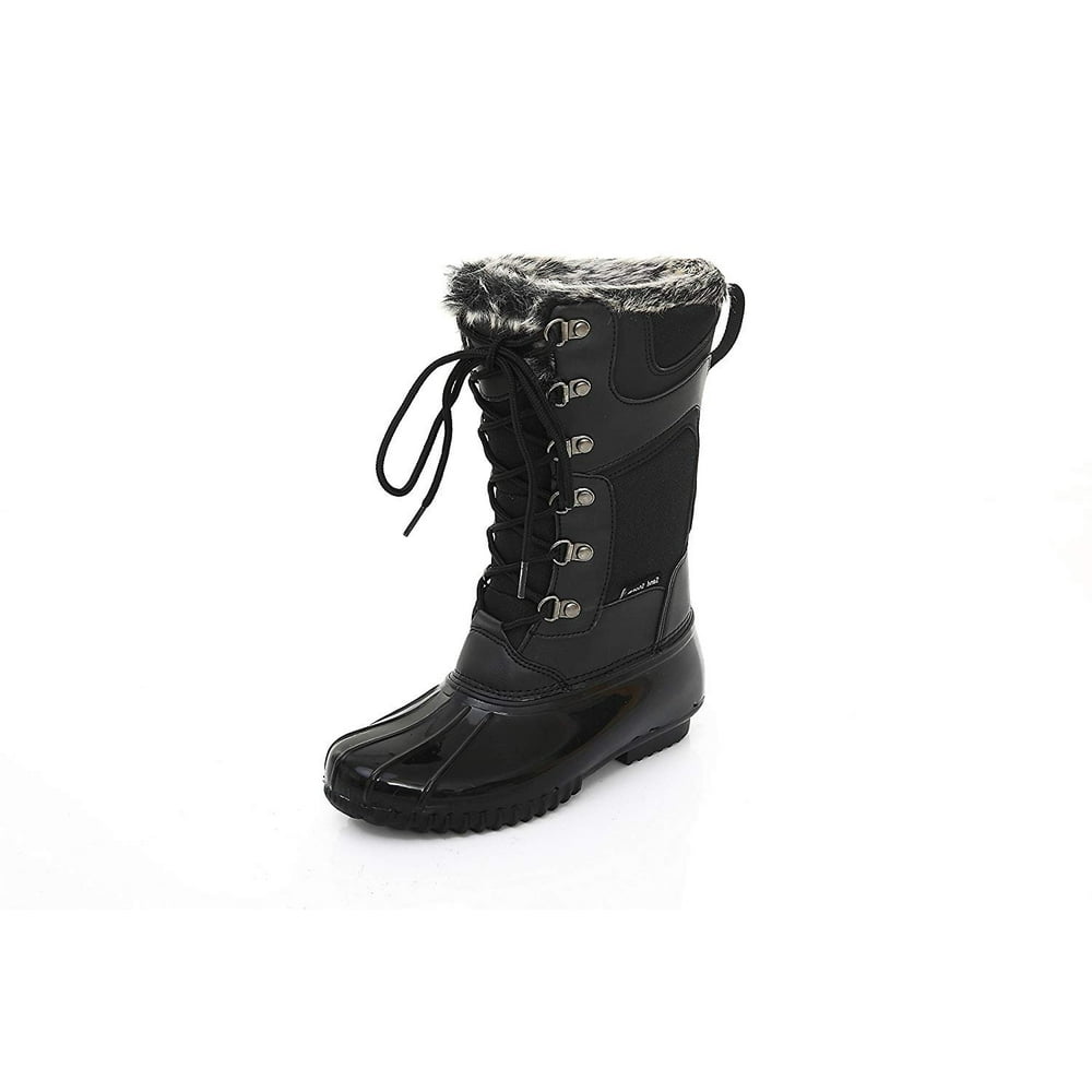 Sand Storm - Womens Winter Snow Boots Tall - Insulated Lace-up Closure Comfortable Weatherproof