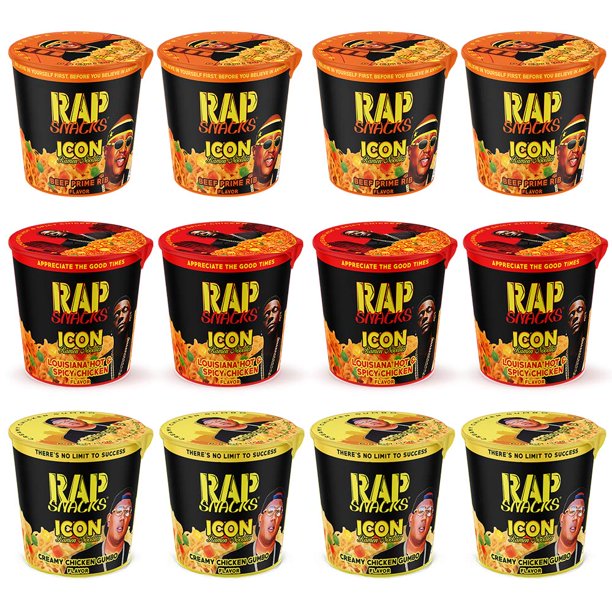 Rap Snacks Featuring Hip Hop Stars Ramen Noodles Pack Of 12 Master P E 40 Boosie Variety Pack Walmart Com Rap Snacks Featuring Hip Hop Stars Ramen Noodles Pack Of 12 Master P E 40 Boosie Variety Pack Walmart Com