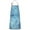 Blue White Tie, variant on Colorful Rainbow Tie Dye Spiral Pattern Apron-Garden Aprons for Women with Pockets-Cotton Linen Waterproof Kitchen Cooking Gardening Aprons Adjustable for Kitchen,Cooking,BBQ and Salon 33x27 Inch