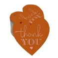 thumbnail image 1 of Inkdotpot Pack Of 50 Real Rose Gold Foil Paper Tags Thank You Bridal Shower-Baby Shower-Retirement-Wedding-Birthday Favor Hang Tags, 1 of 8