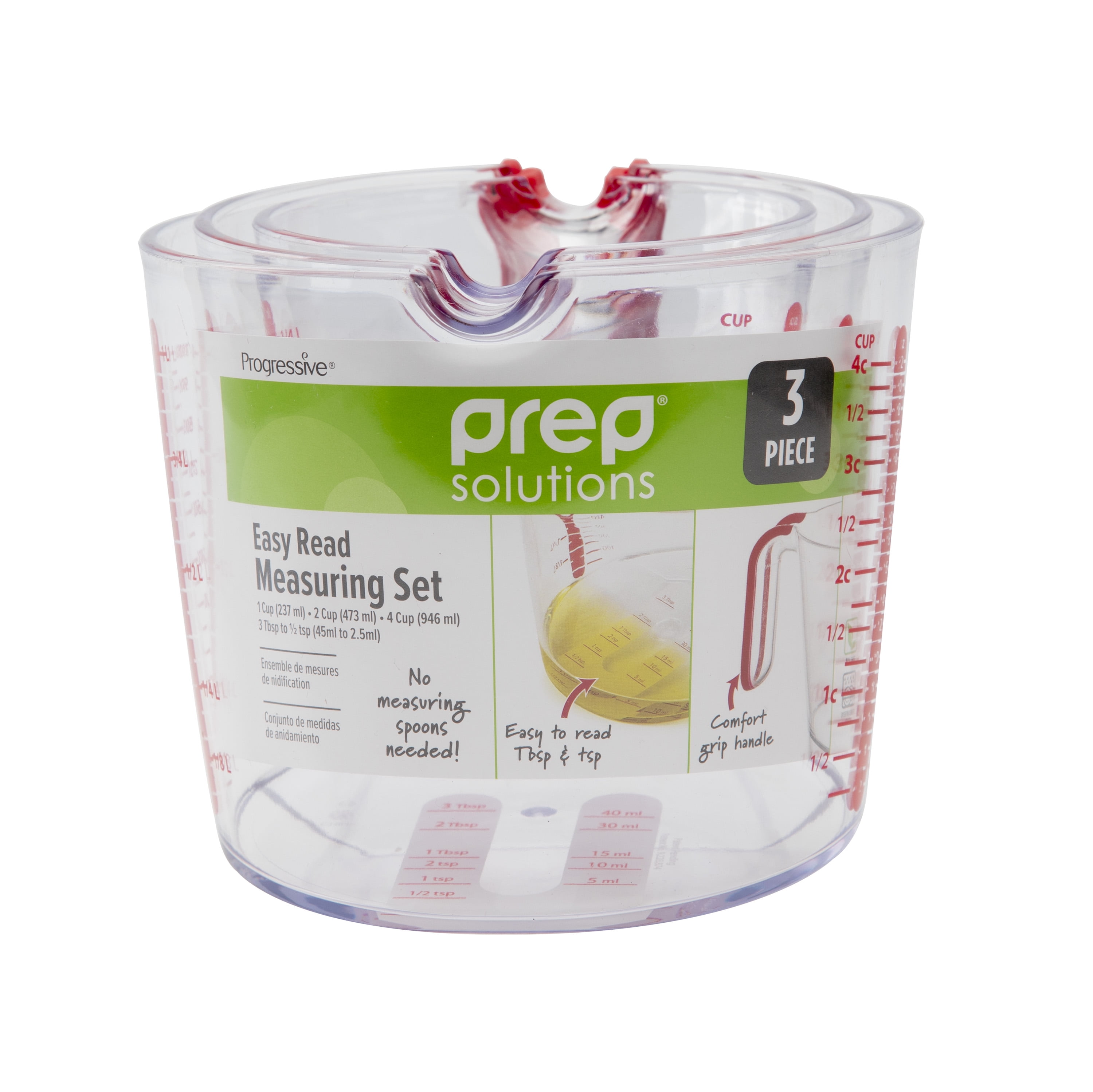 Progressive Prep Solutions 15 pc Magnetic Measuring Set - Kitchen
