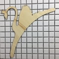 thumbnail image 4 of Percha de ropa en forma de cisne Sunnimix 1 pieza Madera natural, 4 of 8